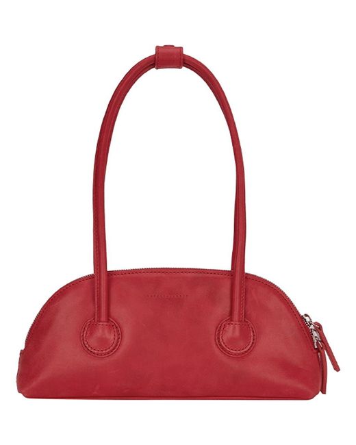 MARGE SHERWOOD Red Bessette Leather Shoulder Bag