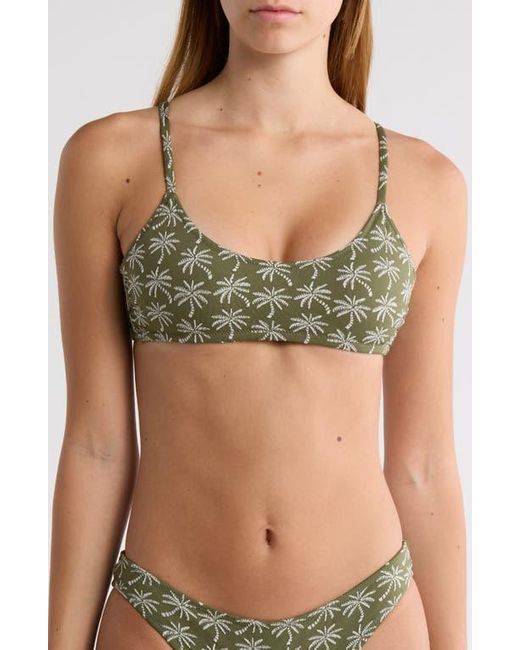 Lemlem Green Asha Bikini Top