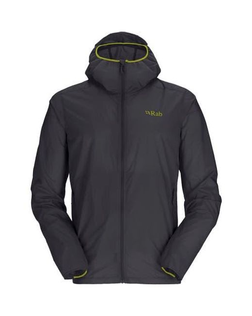 Rab Gray Vital Windshell Hooded Jacket for men