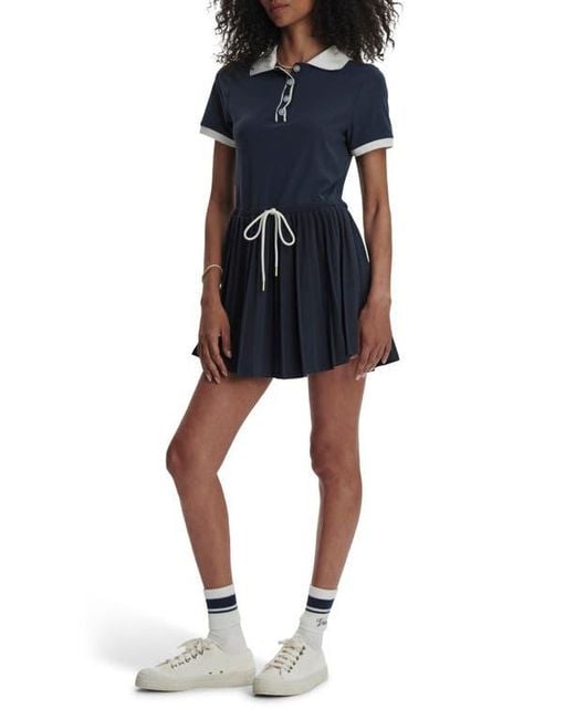 Varley Black Paloma Court Dress With Removable Shorts