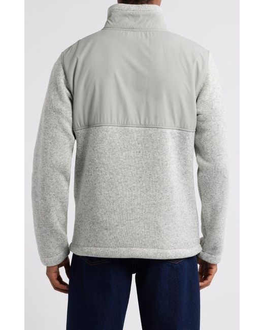 Billabong Gray Boundary Blocked Half-Zip Jacket for men