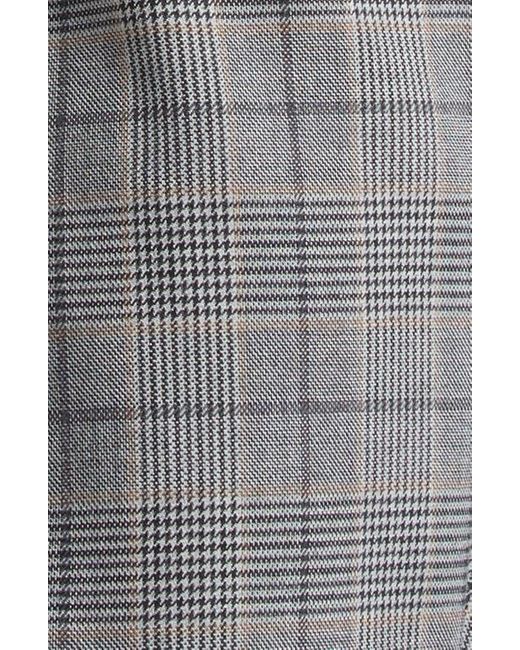 Amiri Gray Check Wool Bootcut Pants for men