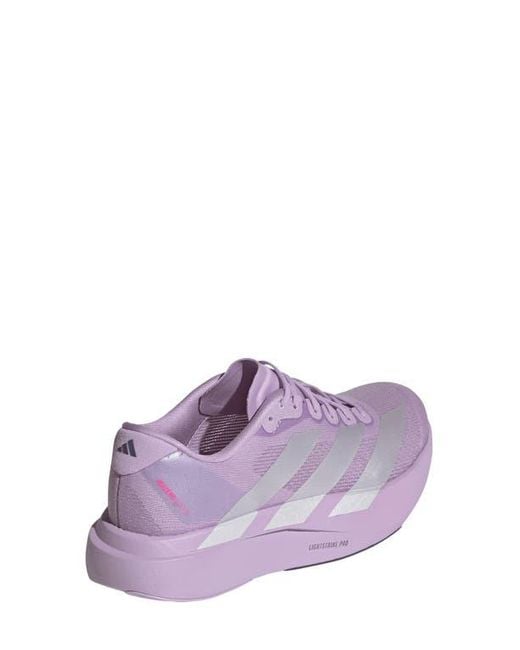 Adidas Purple Adizero Evo Sl Running Shoe