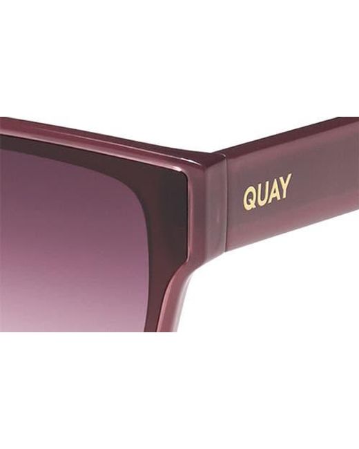 QUAY AUSTRALIA DRIVE IN Plum Frame / Plum Pink Lens Low Bridge Fit (Adjustable Nose Pads) – Quay Australia main image 4