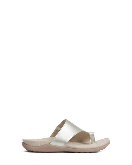 Strive Gray Capri Iv Toe Loop Sandal
