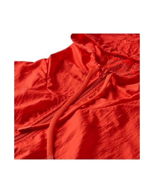 Ugg Orange Chiara Hooded Nylon Jacket