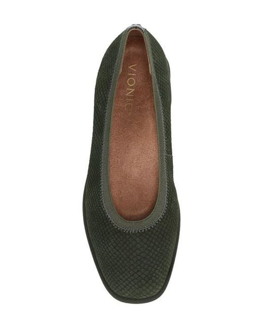 Vionic Green Caroll 2.0 Flat