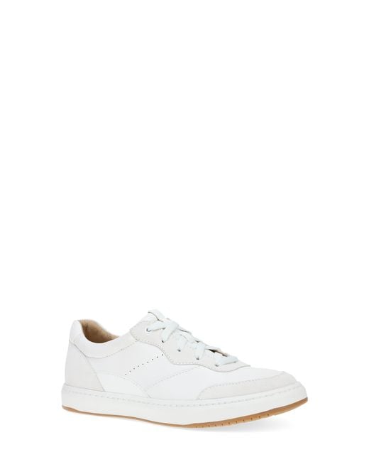 Dansko White Josey Leather Sneaker