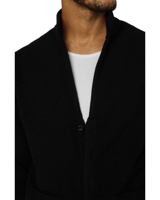 Joe's Jeans Black Modern Wool Cardigan for men