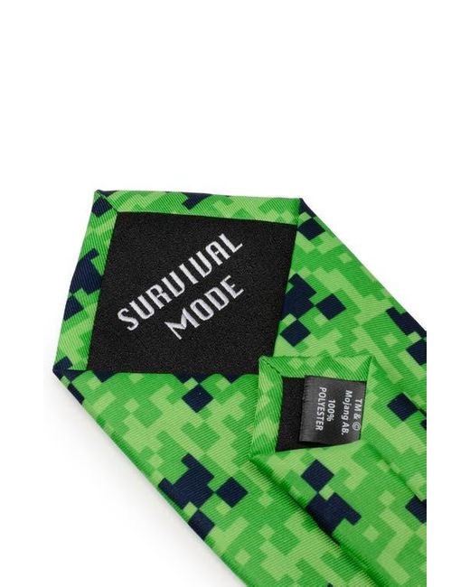 Cufflinks Inc. Green Minecraft Creeper Tie for men