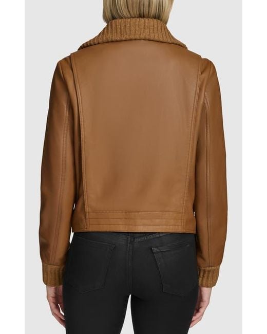 Andrew Marc Black Beatrix Leather Jacket