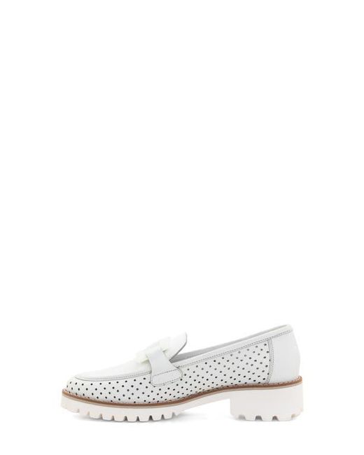 Ara White Kegon Loafer