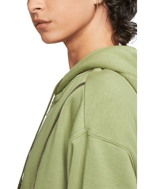 cropped nike zip up