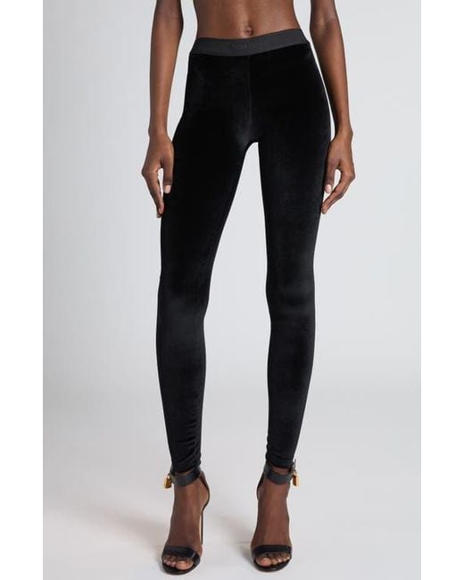 Tom Ford Black Signature Stretch Leggings