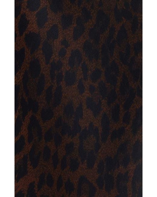 Balenciaga Black Oversize Leopard Print Tracksuit Top