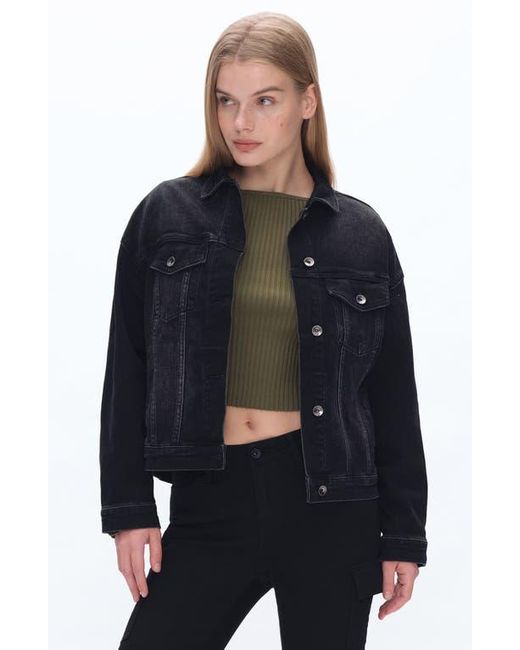 Bayeas Black Oversize Denim Jacket