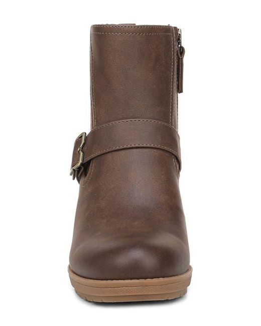 Dr. Scholls Brown Parker Platform Bootie