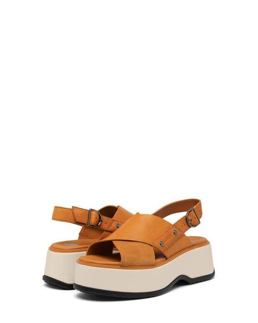 Sorel Brown Dayspring Crisscross Sandal