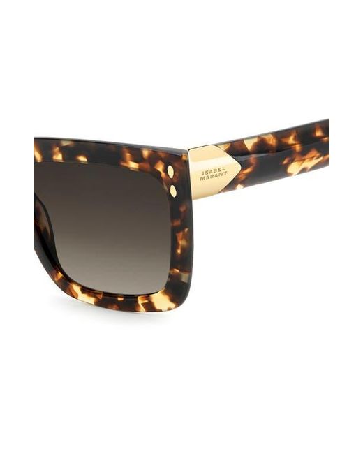 Isabel Marant Multicolor 55Mm Gradient Rectangular Sunglasses