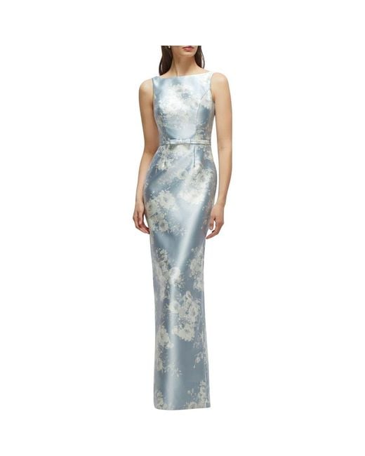 alfred sung blue dress Olivia Maxi Dress Blue | Jersey Event Dress