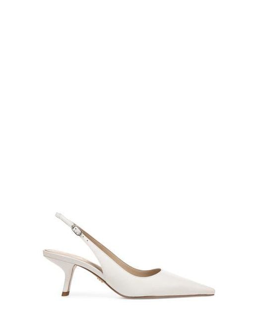 Sam Edelman White Bianka Slingback Pump