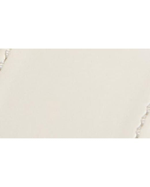 Prada White Square Toe Flat Sandal