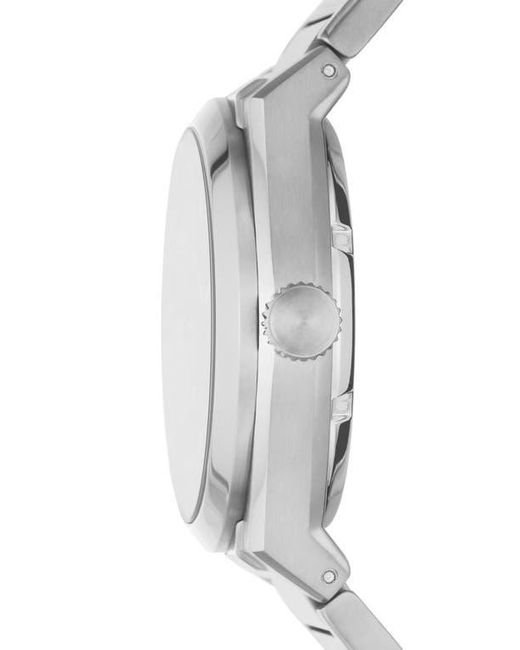 Fossil Gray Everett Skeleton Bracelet Watch, 42Mm for men