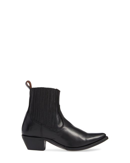 Frye Black Sacha Western Chelsea Boot