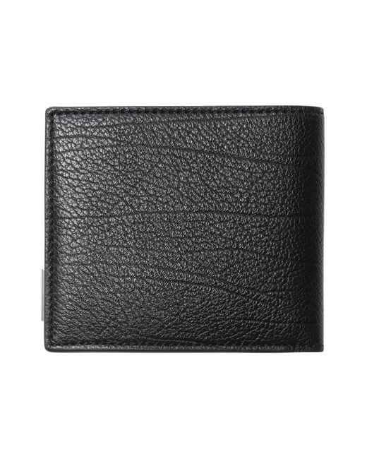 Burberry Black Leather Bifold Wallet for men