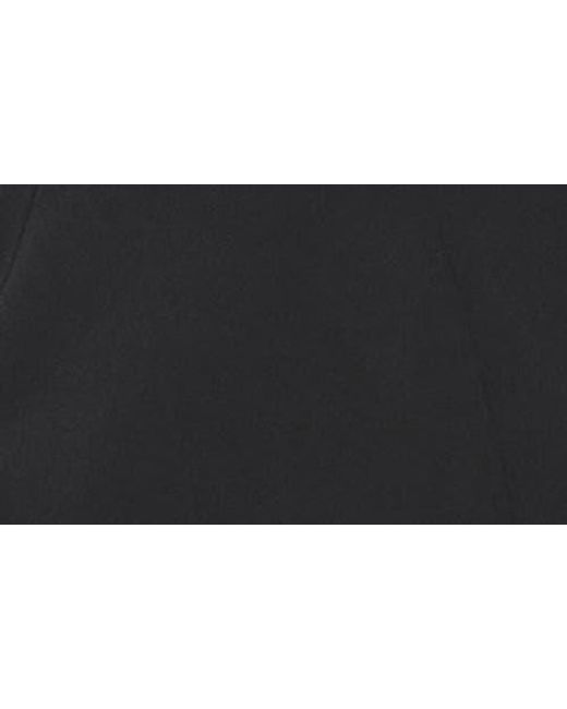 Alex Evenings Black Embellished Illusion Neck Crepe Sheath Cocktail Dress