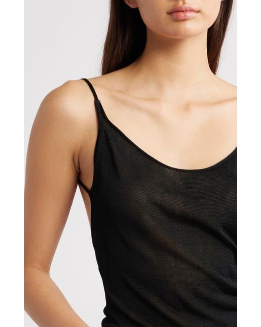 EMILY DAWN LONG Black Kipling Backless Viscose Tank