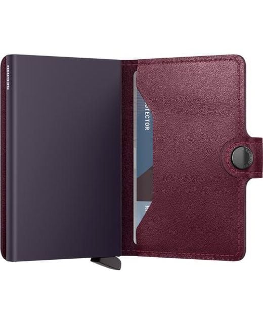 Secrid Purple Miniwallet Original for men