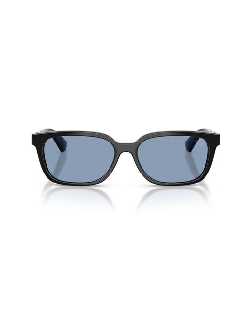 Burberry Blue 54Mm Rectangular Sunglasses
