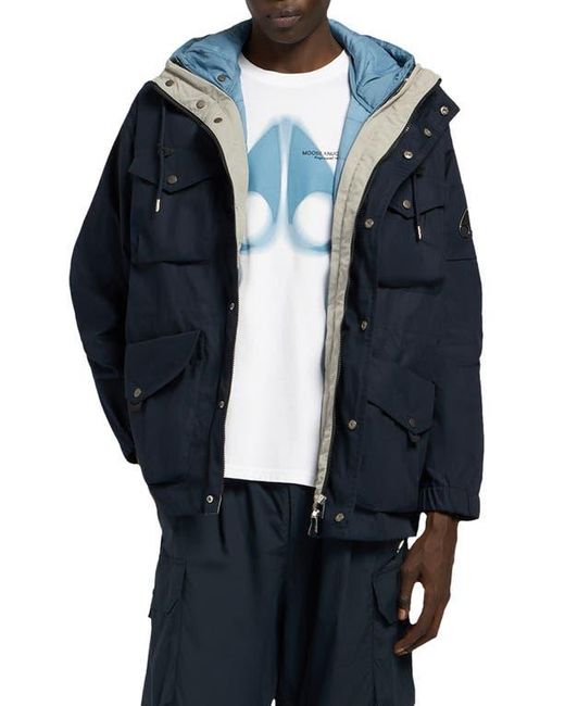 Moose Knuckles Black Hudson Utility Jacket for men