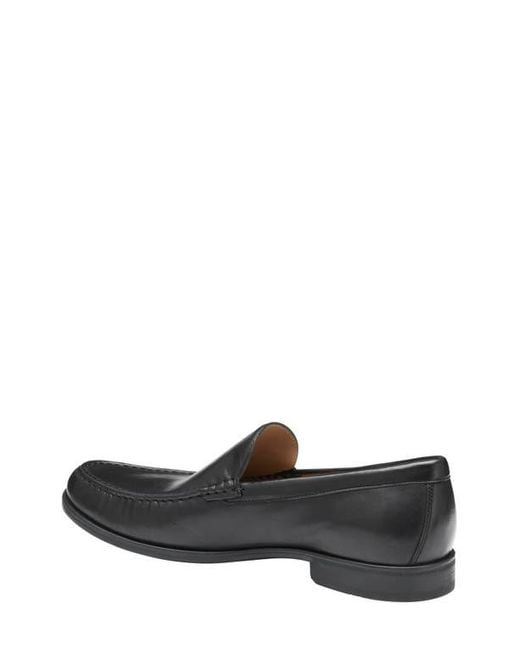 Johnston & Murphy Gray Harrison Moc Toe Loafer for men