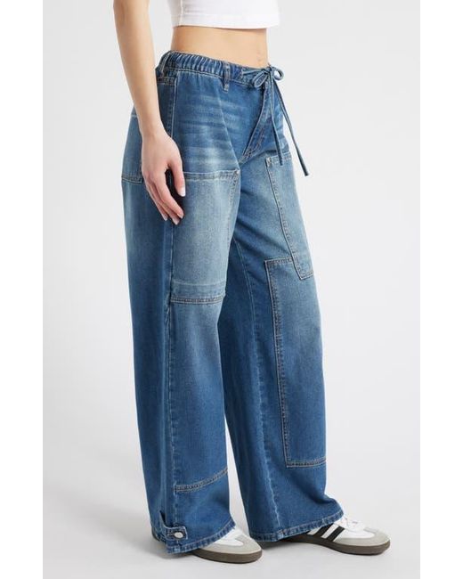 PTCL Blue Sophia High Waist Wide Leg Jeans