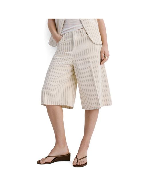 Mango Natural Bermuda Shorts