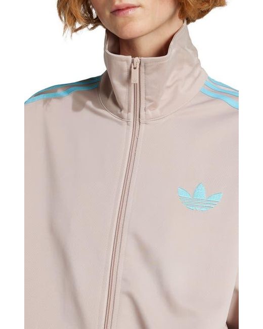 Adidas Natural Firebird Recycled Polyester Track Jacket