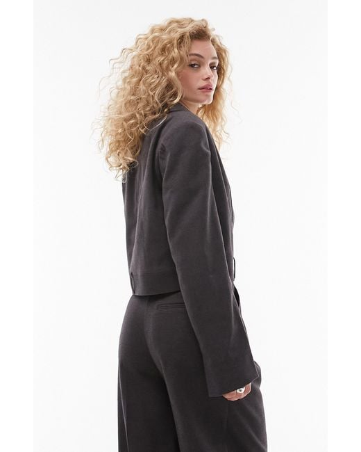 Topshop hotsell cropped blazer