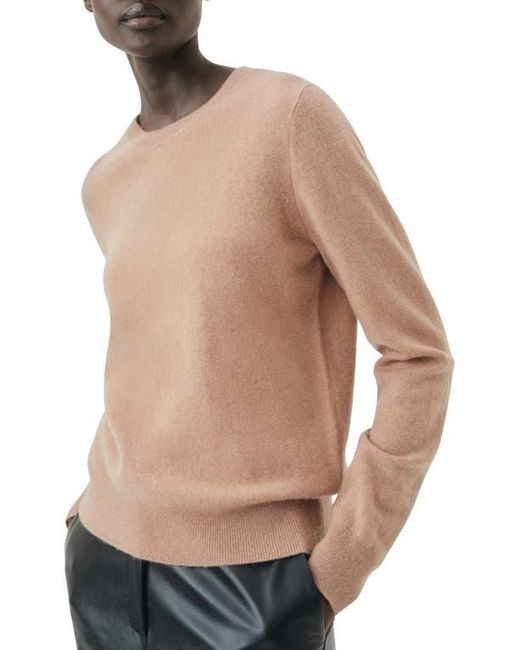 Mango Black Crewneck Cashmere Sweater