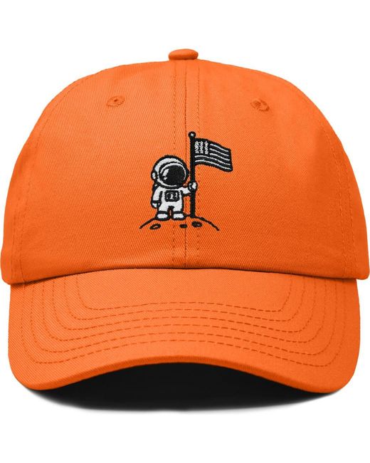 Alix Orange Moon Mission Dad Cap for men