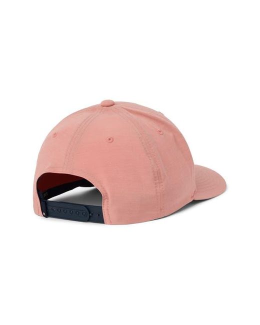 Travis Mathew Pink Sea Explorer Snapack Baseball Cap for men
