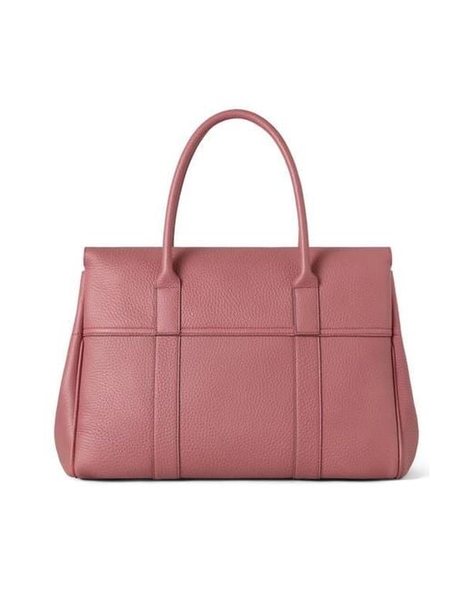 Mulberry Pink Bayswater Leather Satchel