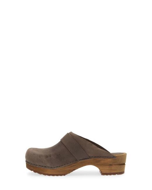 Sanita Brown Platform Clog