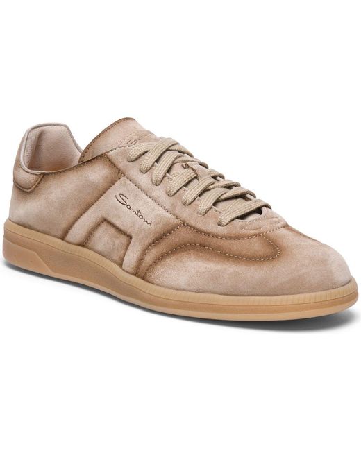 Santoni Natural Oly Cube Sneaker for men