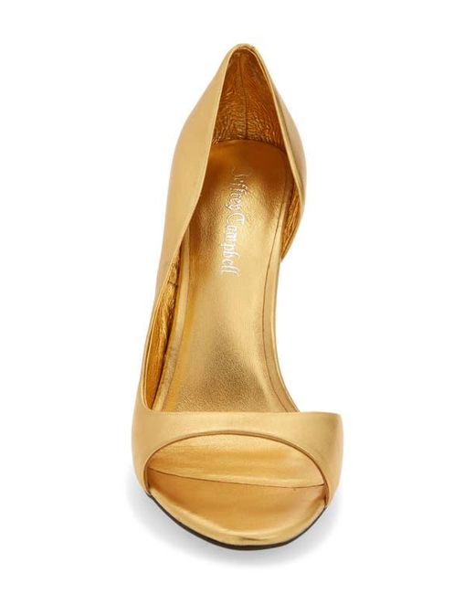 Jeffrey Campbell Metallic Alluria Crystal Heel Sandal