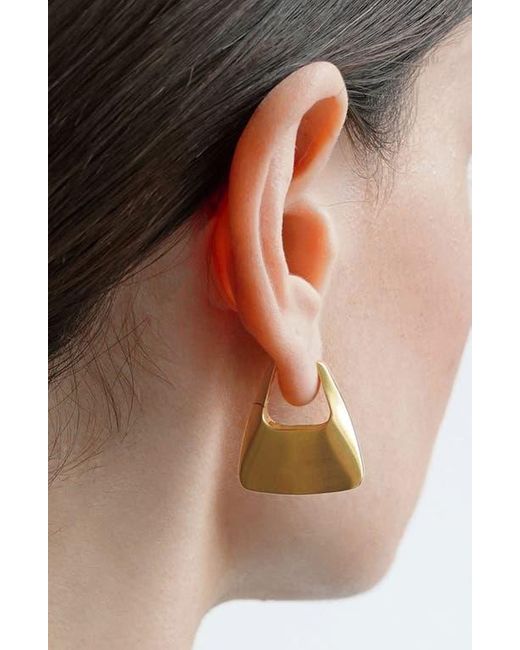 Dean Davidson Metallic Oslo Hinge Square Hoop Earrings