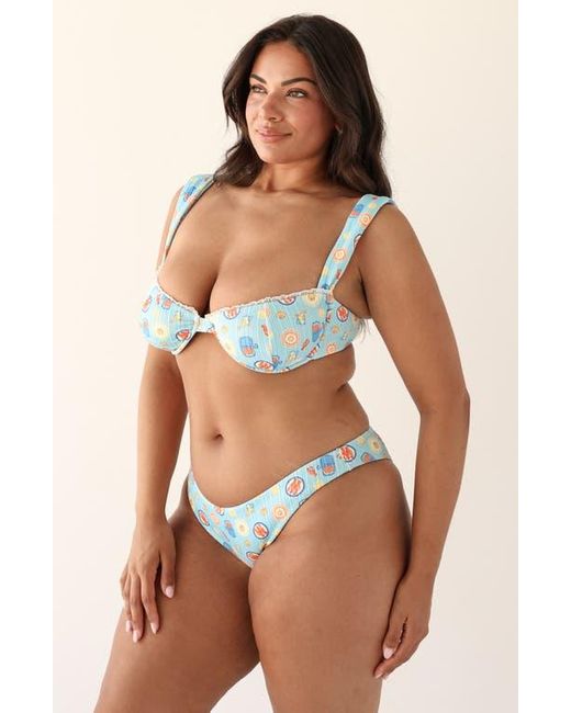 Dippin' Daisy's Brown Nocturnal Cheeky Bikini Bottom