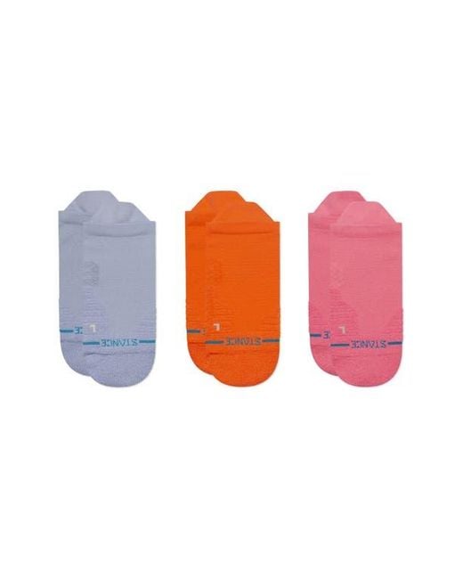 Stance Red Assorted 3-Pack Ankle Socks