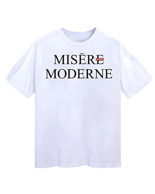 VERYRARE White Misere Moderne Tee for men